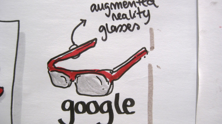 "Google augmented reality glasses" (CC BY-SA 2.0) by visualpun.ch on Flickr
