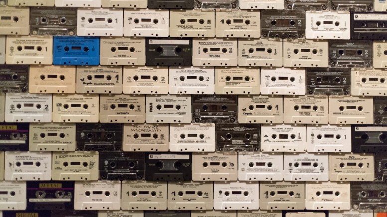 "Wall of Cassette Tapes" (CC BY-NC 2.0) by Scott Schiller on Flickr